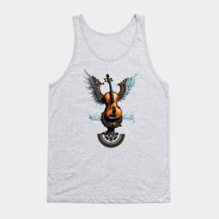 Wonderful elegant violin with wings. Tank Top